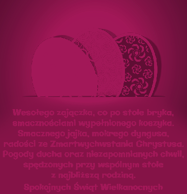 Bordowa kartka smacznego jajka